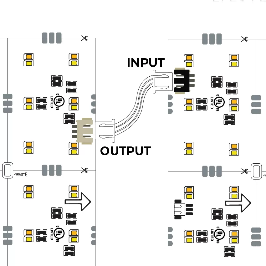 Casper CCT tunable color connecting cable 3"