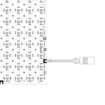 Casper single color power cord 12"