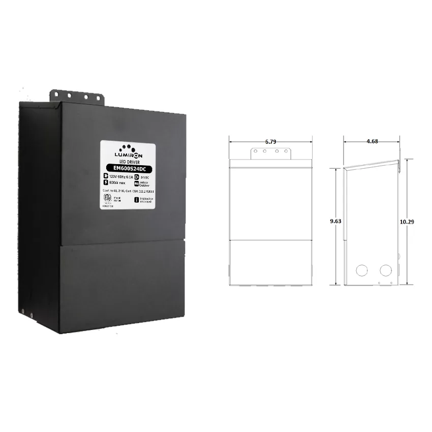 Dimmable Power Supply Magnetic MLV 600W 12V