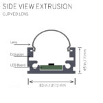 LED strip channel LEDO 75