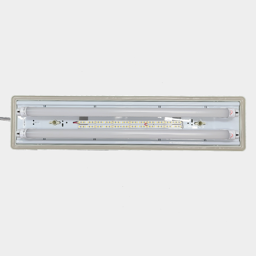 Trapani Fixture LED Tube 110-277VAC 12VDC or 24VDC Emergency